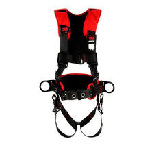 HARNESS, " PRO " PROTECTA FULL BODY CONSTRUCTION STYLE 3 D-RING W/ TOOL BELT,W/PADDED SHOULDER-BACKPAD  & TONGUE-BUCKLE LEGS EASY LINK ADAPTER SIZE: 2XL