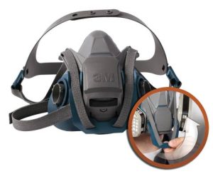 RESPIRATOR, 3M HALF FACE QUICK LATCH (7000128239) MEDIUM