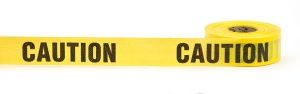 TAPE, CAUTION [REINFORCED] 3" X 500 FT