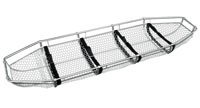 STRETCHER BASKET W/O DIVIDER W/PATIENT RESTRAINT STRAPS