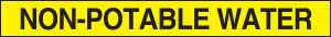 DECAL, NON-POTABLE WATER 1" X 9" 5PKG