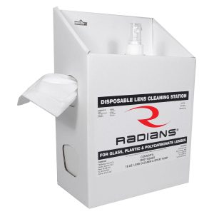 LENS CLEANING STATION, DISPOSABLE 16OZ SOLUTION W/1200 TOWELS