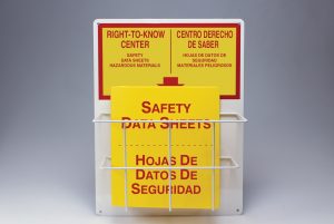 RIGHT TO KNOW CENTER, BILINGUAL SINGLE BASKET STYLE W/BINDER