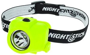 HEADLAMP, LED DUAL FUNCTION 60/40LUMENS, INTRINSICALLY SAFE ( SAFETY GREEN ) BAYCO ELASTIC BAND