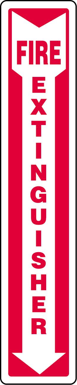 FIRE EXTINGUISHER 18 X 4 PLASTIC (MFXG545)