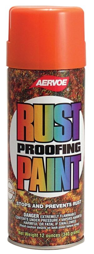PAINT, ORANGE 16OZ AEROSOL SOLVENT BASE