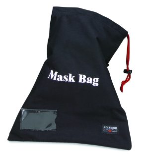 RESPIRATOR BAG, 16" X 14" FLEECE LINED COTTON OUTER CORE