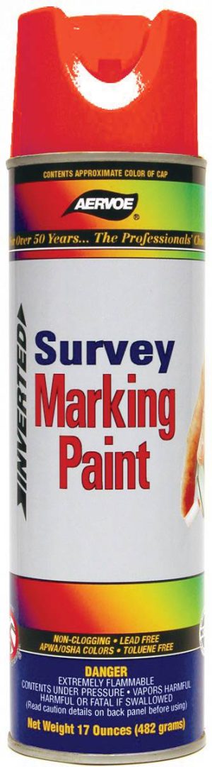 PAINT, INV  RED 20 OZ SURVEY