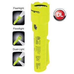FLASHLIGHT, LED DUAL FUNCTION 80 LUMENS, INTRINSICALLY SAFE ( SAFETY GREEN ) BAYCO