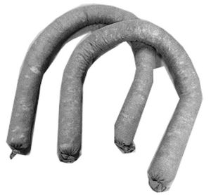 SORBENT SOCKS, 3IN X 10FT G.P. GREY BOX 15