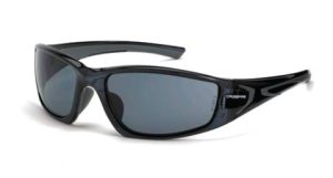 GLASSES, CROSSFIRE RPG CRYSTAL BLACK FRAME SMOKE LENSE