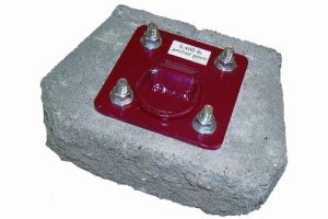 ANCHOR, CONCRETE PLATE W/D-RING AND BOLTS