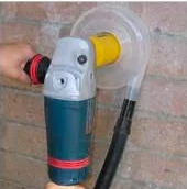 DUST MUZZLE, DC 1/4-1" FOR DRILLS W/234AD ADAPTER HOSE