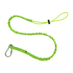 TOOL LANYARD, 35IN TO 42IN W/  ALUMINUM SCREWGATE CARABINER (3101) 15LB CAPACITY