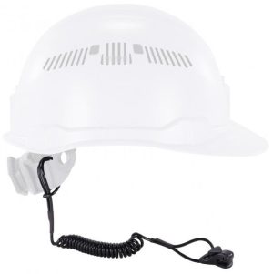 LANYARD, HARD HAT BLACK (3158) W/CLAMP 2LB CAPACITY