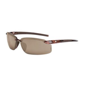 GLASSES, CROSSFIRE ES5 HD BROWN FLASH MIRROR LENSE BROWN FRAME