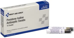 SWABS, PVP IODINE 10BX