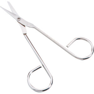 SCISSORS, 4 1/2" NICKLE PLATED