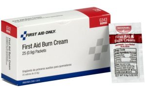 BURN CREAM, FIRST AID 25/BOX (13-125)