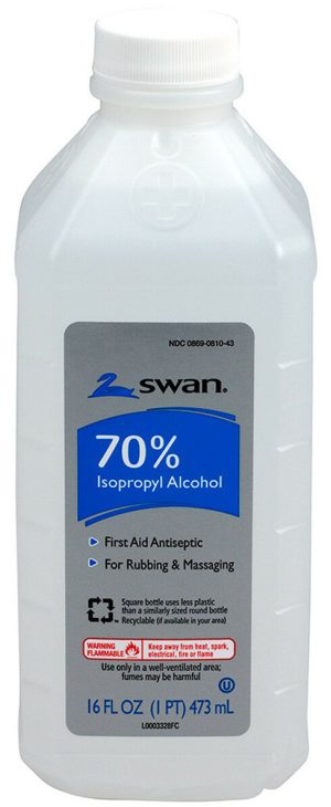 ALCOHOL, 16 OZ BOTTLE 70%