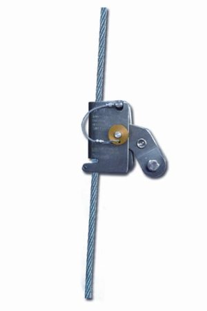 CABLE GRAB, 3/8" W/SHOCK ABSORBER AND CARABINER
