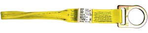 D RING EXTENSION 18IN W/ LOOP FOR USE WITH LANYARD & SMALL RETRACTABLE