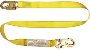 LANYARD, 6FT 2IN WEBBING W/ SHOCK PACK