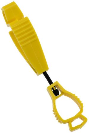 GLOVE CLIP, YELLOW ( GLOVE GUARD )