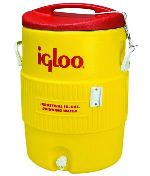 COOLER, 10 GAL IGLOO YLW/ RED