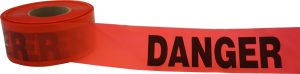 TAPE, DANGER 3IN X 1000FT 3 MIL ROLL
