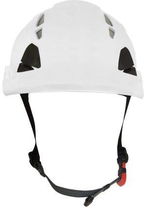 HELMET , " RAPTOR " WHITE VENTED TYPE 2 CLASS C W/ RATCHET ( ANSI/ISEA Z89.1-2014 )
