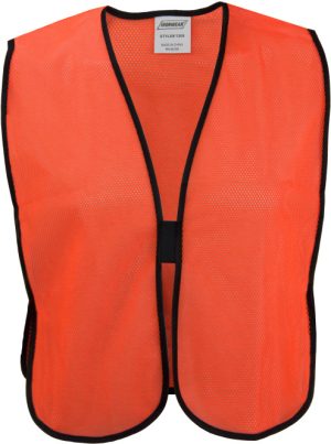 VEST, ORANGE PLAIN XLARGE UNIVERSAL SIZE