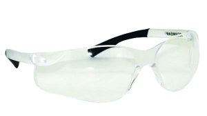 GLASSES, " DERBY " CLEAR RUBBER TIP TEMPLES/ CLEAR LENS