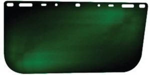 LENS, 8 X 15.5 X .040 GREEN TINT PE