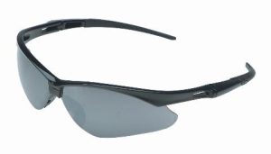 GLASSES, NEMESIS BLACK FRAME W/ SMOKE LENS W/ CORD