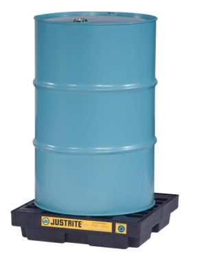 SPILL CONTROL, 1 DRUM ACCUMULATION CENTER 12 GALLON CAPACITY 25" X 25" X5 1/2" ECO POLY BLEND