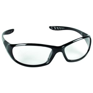 GLASSES, HELLRAISER BLACK FRAME CLEAR LENS (20539)