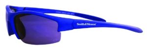 GLASSES, EQUALIZER SMITH & WESSON BLUE FRAME BLUE MIRROR LENSE