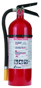 FIRE EXTINGUISHER 5LB ABC W/ TRUCK BRACKET (KIDDE)