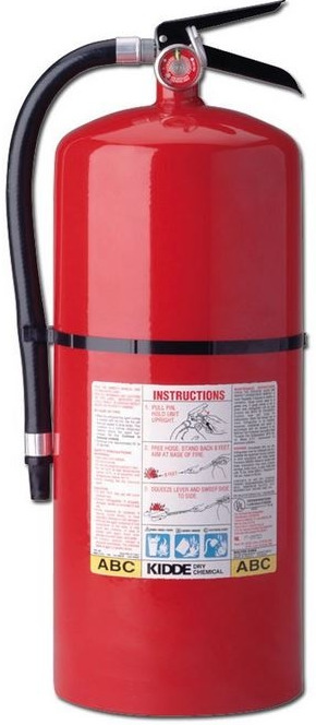 FIRE EXTINGUISHER 20LB ABC W/ WALL BRACKET (KIDDE)