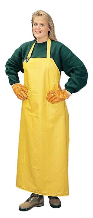 APRON, PVC 35 MIL 35" X 47" YLW