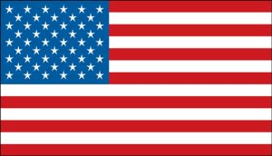 DECAL, HARD HAT AMERICAN FLAG 10PKG