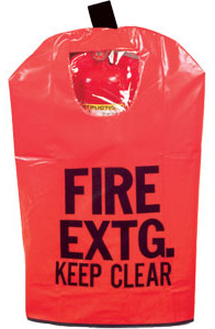 COVER, FIRE EXTINGUISHER 25" x 16-1/2" W/WINDOW FOR 10#
