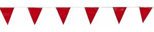 FLAGGING, RED PENNANT 105 FT ROLL