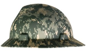 HARD HAT, CAMO FULL BRIM W/ RATCHET