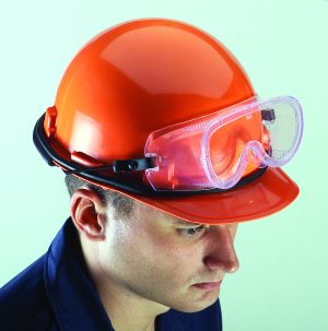 RETAINER, GOGGLE MSA FOR FULL BRIM HATS