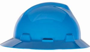 HARD HAT, F.B. BLUE W/ RATCH MSA