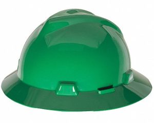 HARD HAT, F.B. GREEN W/ RATCHET SUSPENSION