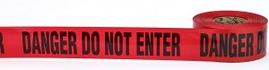 TAPE, DANGER DO NOT ENTER 3IN X 1000 FT 3 MIL ROLL