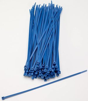 ZIP TIES 7' BLUE 100PKG